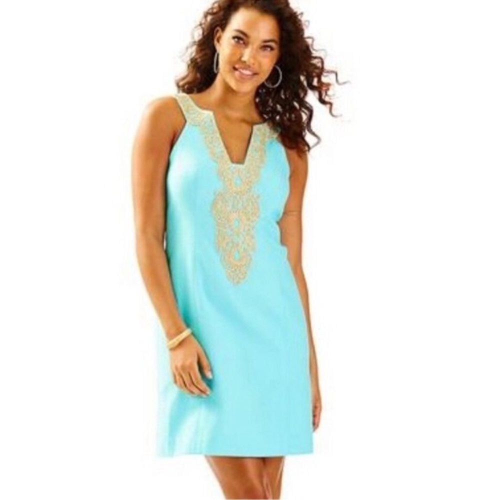 Lilly Pulitzer Suzette Shift Serene Blue Size 2
